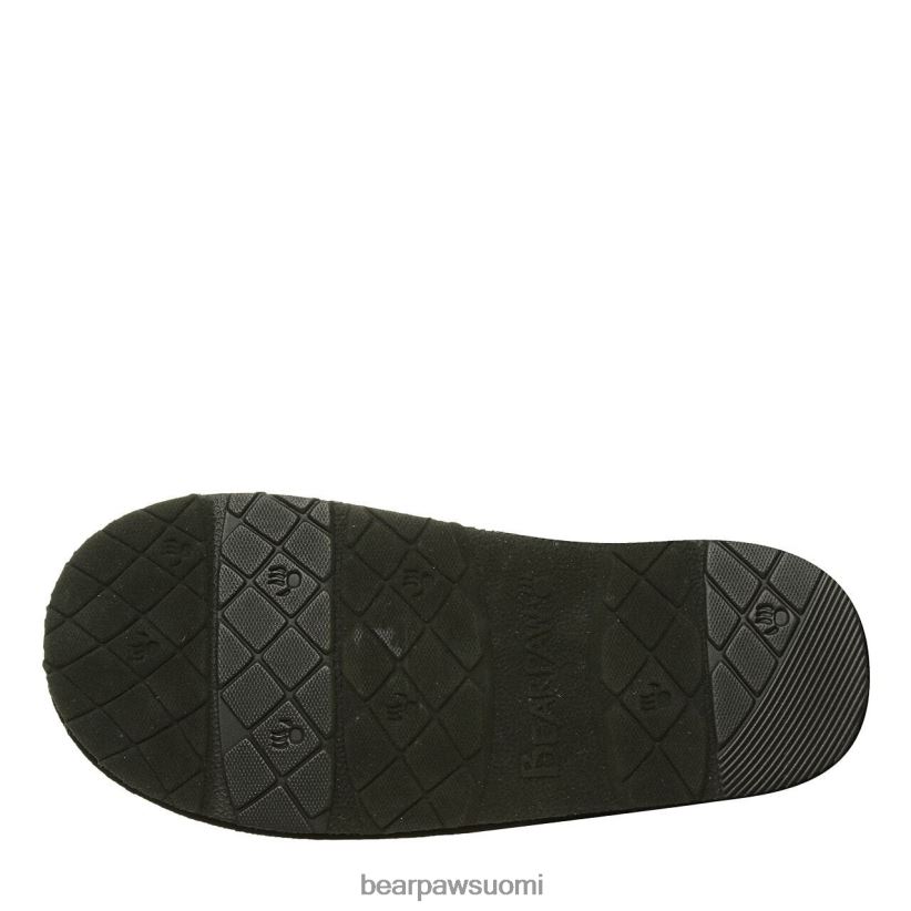 BEARPAW effie naiset Musta sametti tossut H880X0310