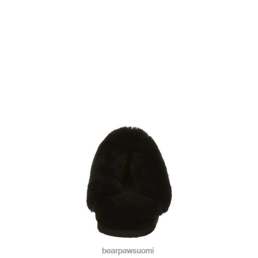 BEARPAW effie naiset Musta sametti tossut H880X0310
