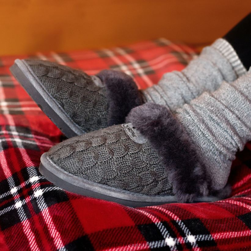 BEARPAW effie naiset puuhiili tossut H880X0292