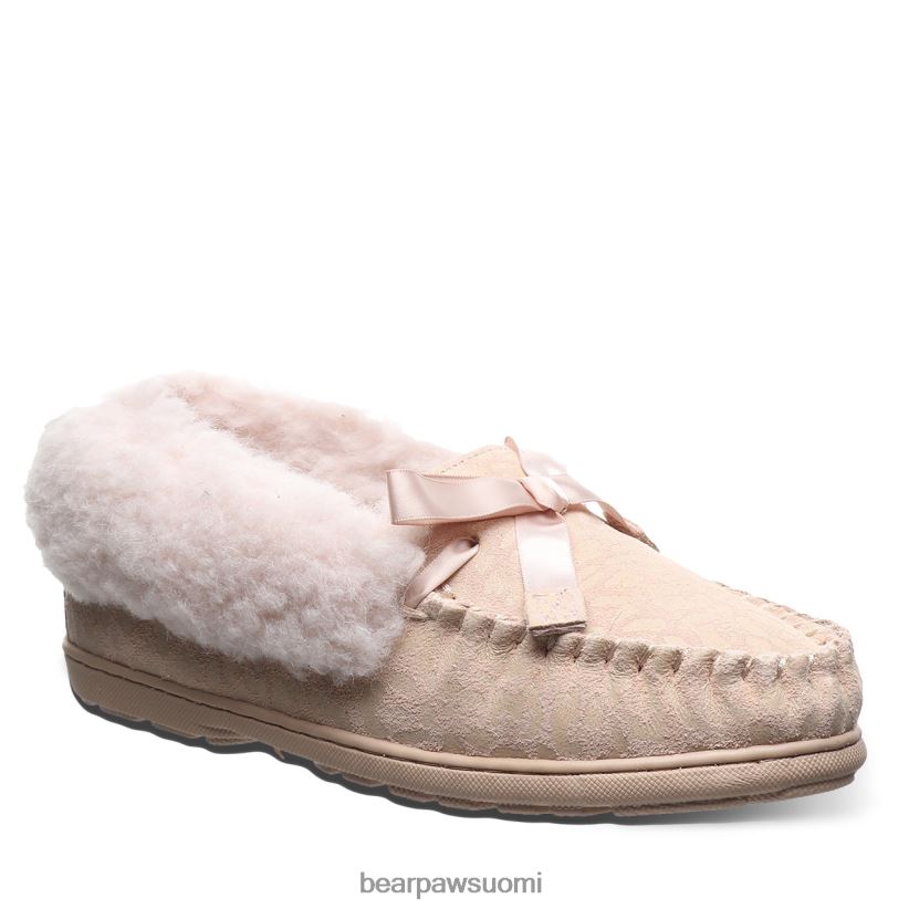 BEARPAW indio eksoottinen naiset vaaleanpunainen leopardi glitter tossut H880X0300