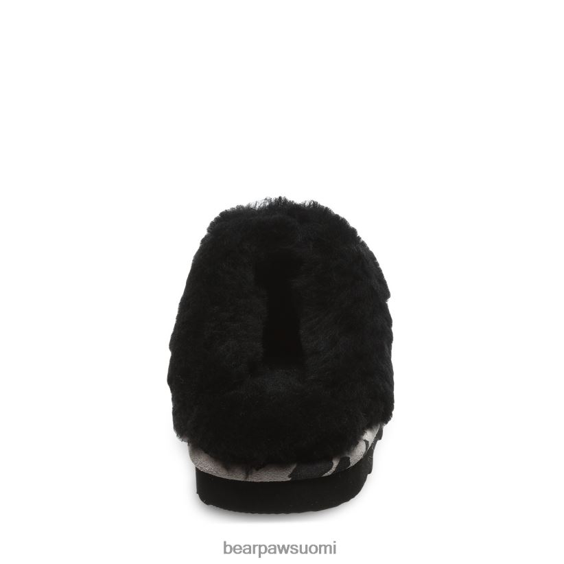 BEARPAW loki eksoottinen naiset musta lehmäprintti tossut H880X0293