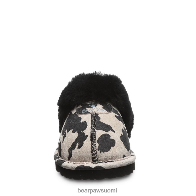 BEARPAW loki eksoottinen naiset musta lehmäprintti tossut H880X0293