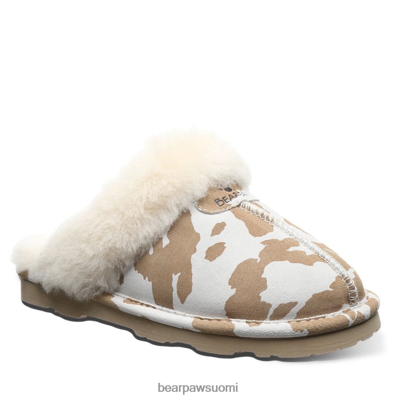 BEARPAW loki eksoottinen naiset ruskea lehmän printti tossut H880X0265