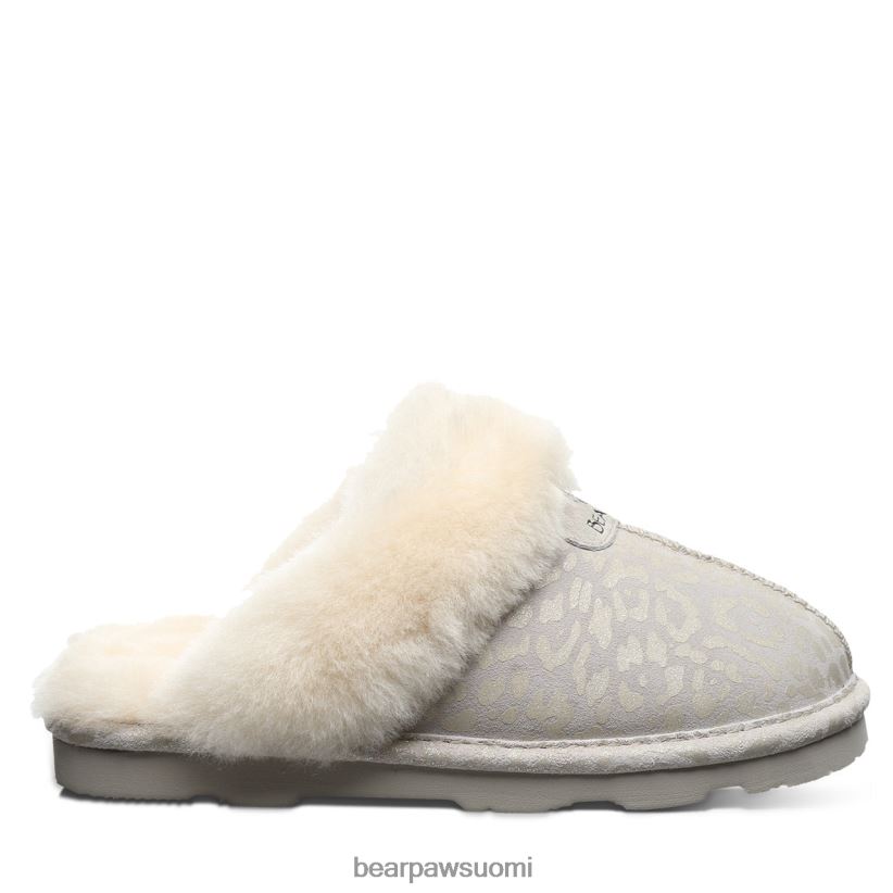 BEARPAW loki eksoottinen naiset talvivalkoinen leopardi glitter tossut H880X0266