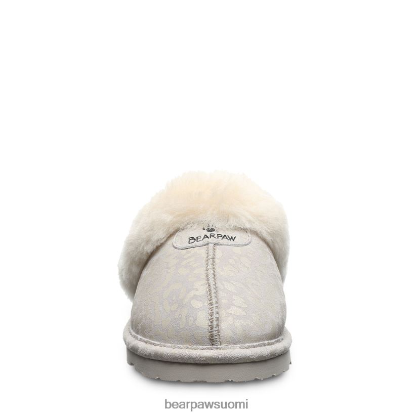 BEARPAW loki eksoottinen naiset talvivalkoinen leopardi glitter tossut H880X0266