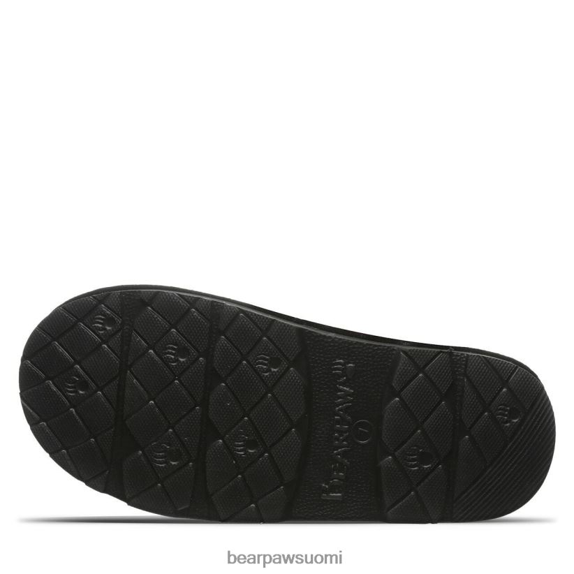 BEARPAW loki naiset musta/leopardin turkki tossut H880X0304