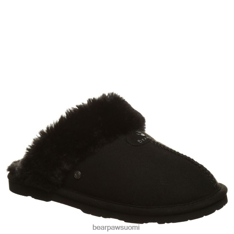 BEARPAW loki vegaani naiset musta tossut H880X0287