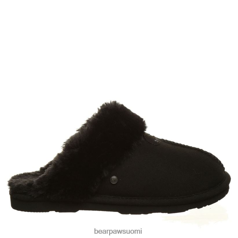 BEARPAW loki vegaani naiset musta tossut H880X0287