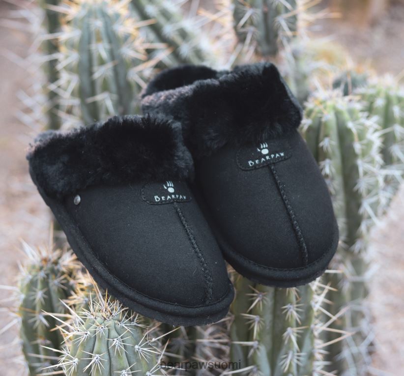 BEARPAW loki vegaani naiset musta tossut H880X0287
