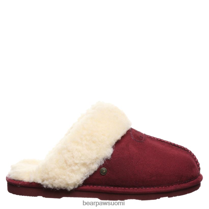 BEARPAW loki vegaani naiset punajuuri tossut H880X0321
