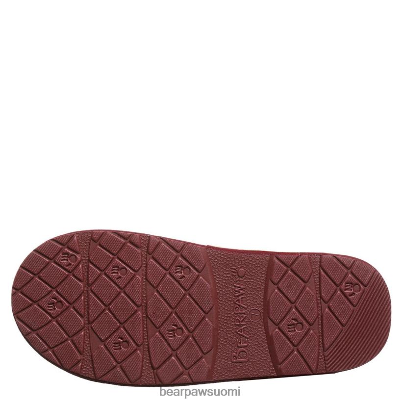 BEARPAW loki vegaani naiset punajuuri tossut H880X0321